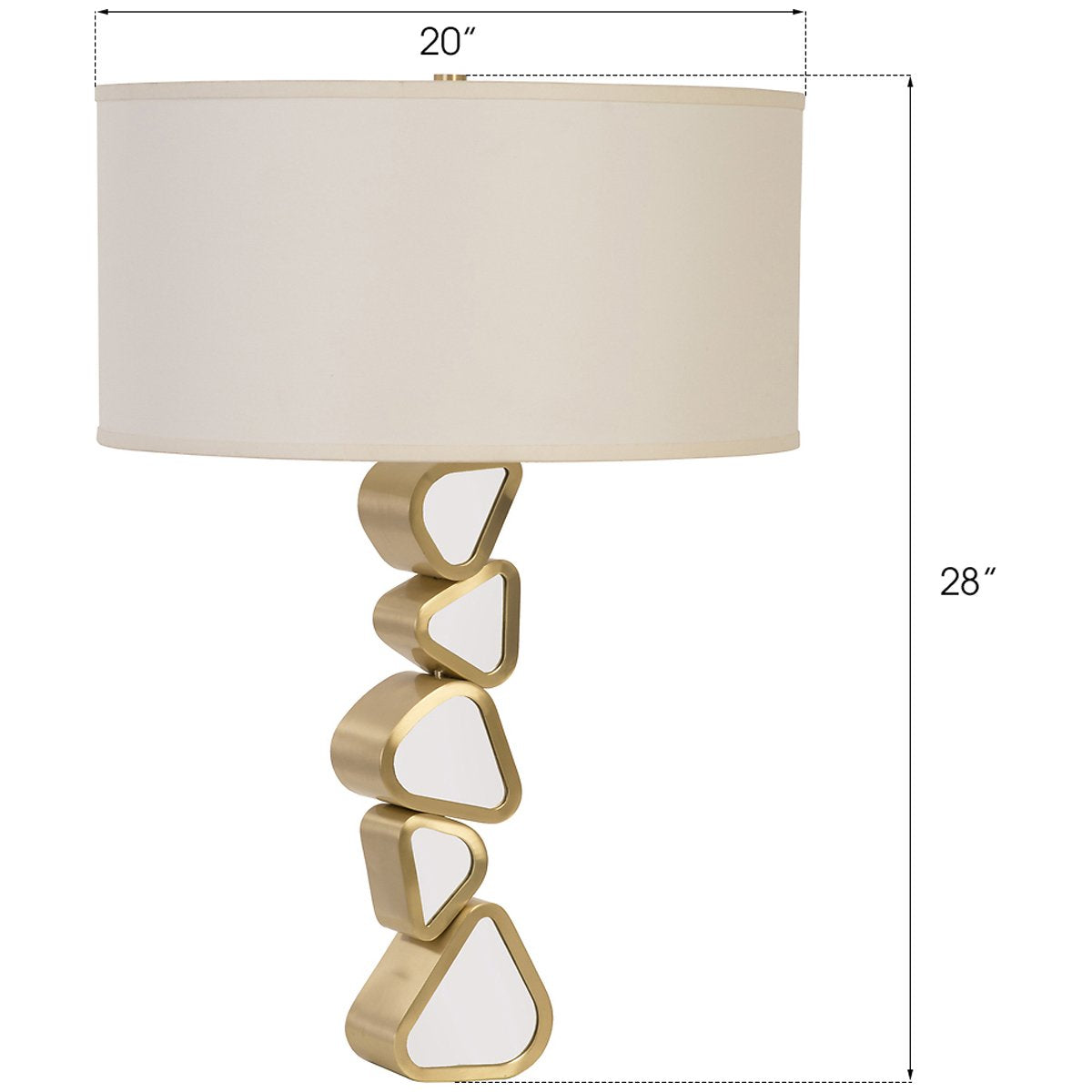 Phillips Collection Pebble Table Lamp