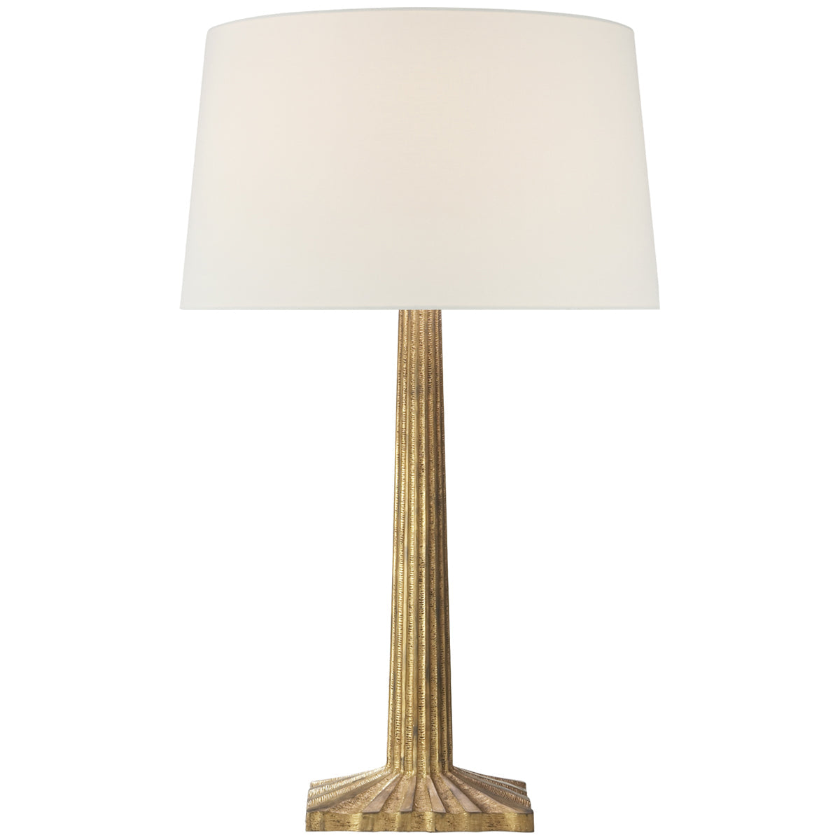 Visual Comfort Strie Fluted Column Table Lamp