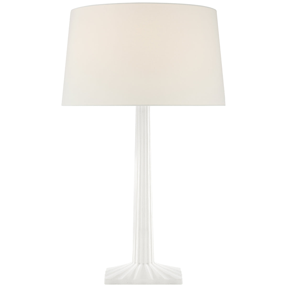 Visual Comfort Strie Fluted Column Table Lamp