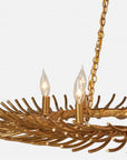 Made Goods Bruna Gesso Organic 6-Light Chandelier