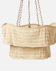 Made Goods Farryn Draped Wooden Bead Chandelier