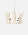 Made Goods Miko 6-Light Modern Rattan Spindle Chandelier