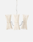 Made Goods Miko 6-Light Modern Rattan Spindle Chandelier