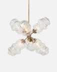 Made Goods Osiris Bistro Six-Light Glass Chandelier