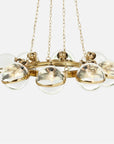 Made Goods Vangelo Modern Wagon-Wheel Chandelier