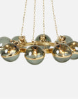 Made Goods Vangelo Modern Wagon-Wheel Chandelier