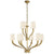 Visual Comfort Ruhlmann 2-Tier Chandelier with Linen Shades