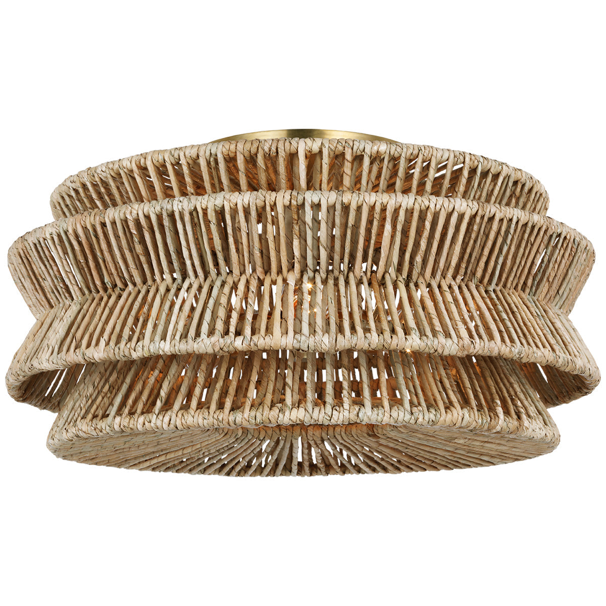 Visual Comfort Antigua Large Drum Semi-Flush Mount