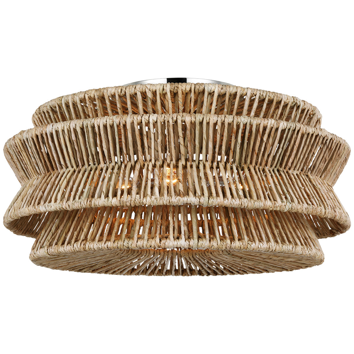 Visual Comfort Antigua Large Drum Semi-Flush Mount