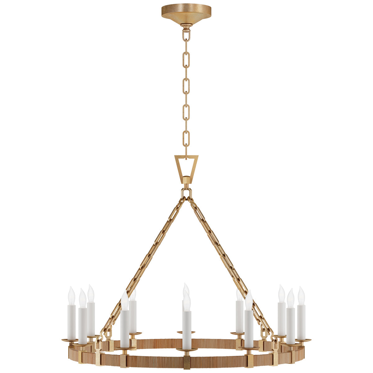 Visual Comfort Darlana Medium Wrapped Ring Chandelier