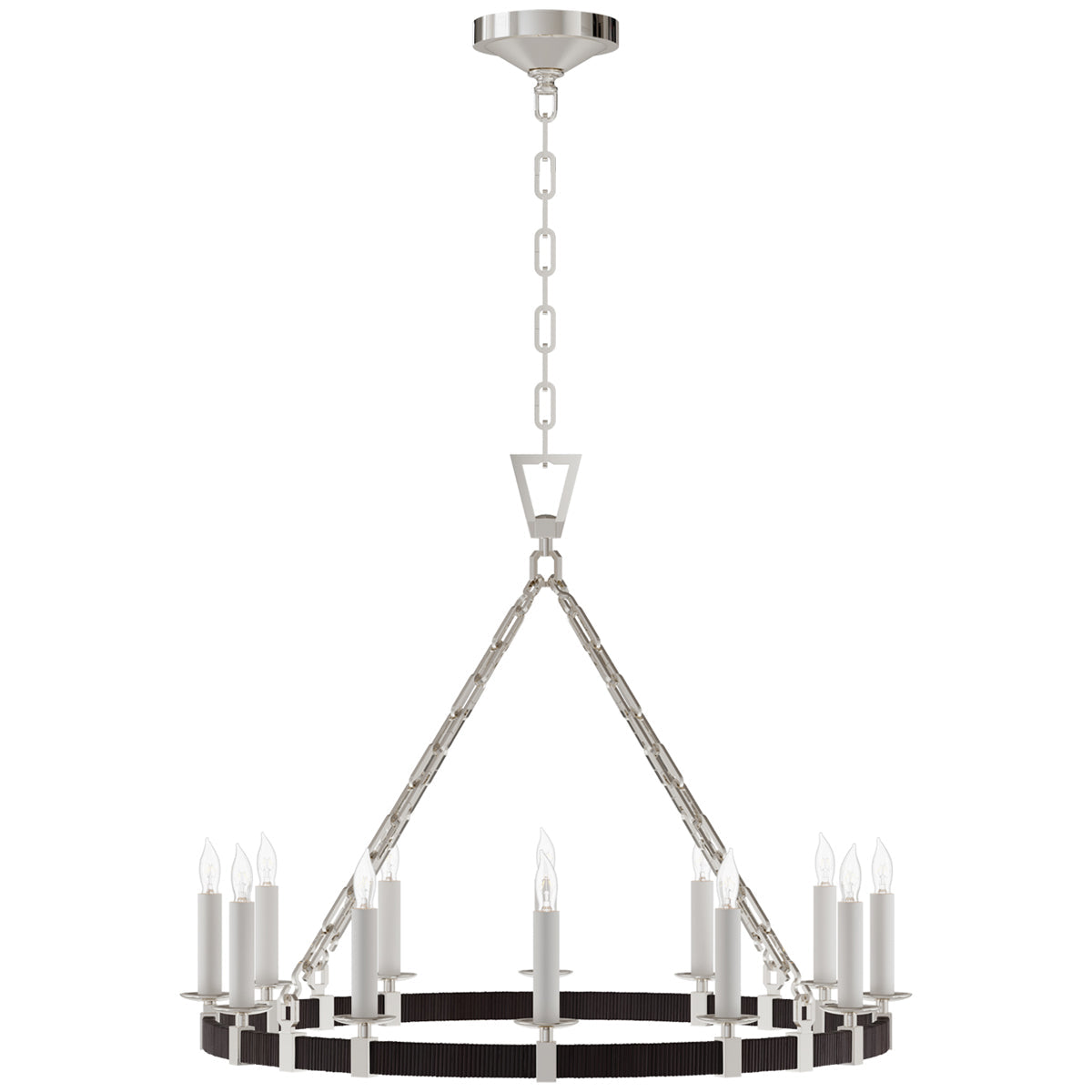 Visual Comfort Darlana Medium Wrapped Ring Chandelier