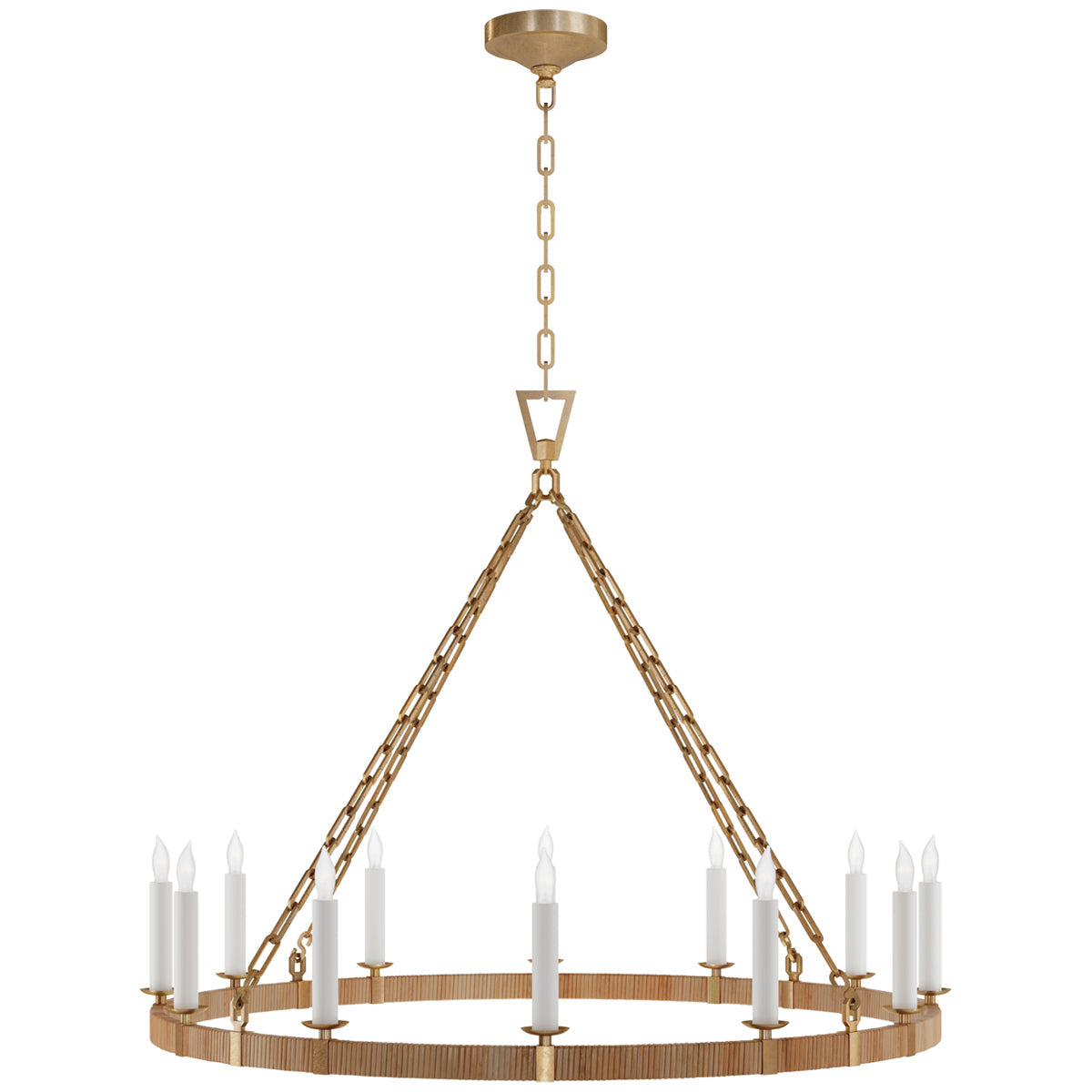 Visual Comfort Darlana Large Wrapped Ring Chandelier