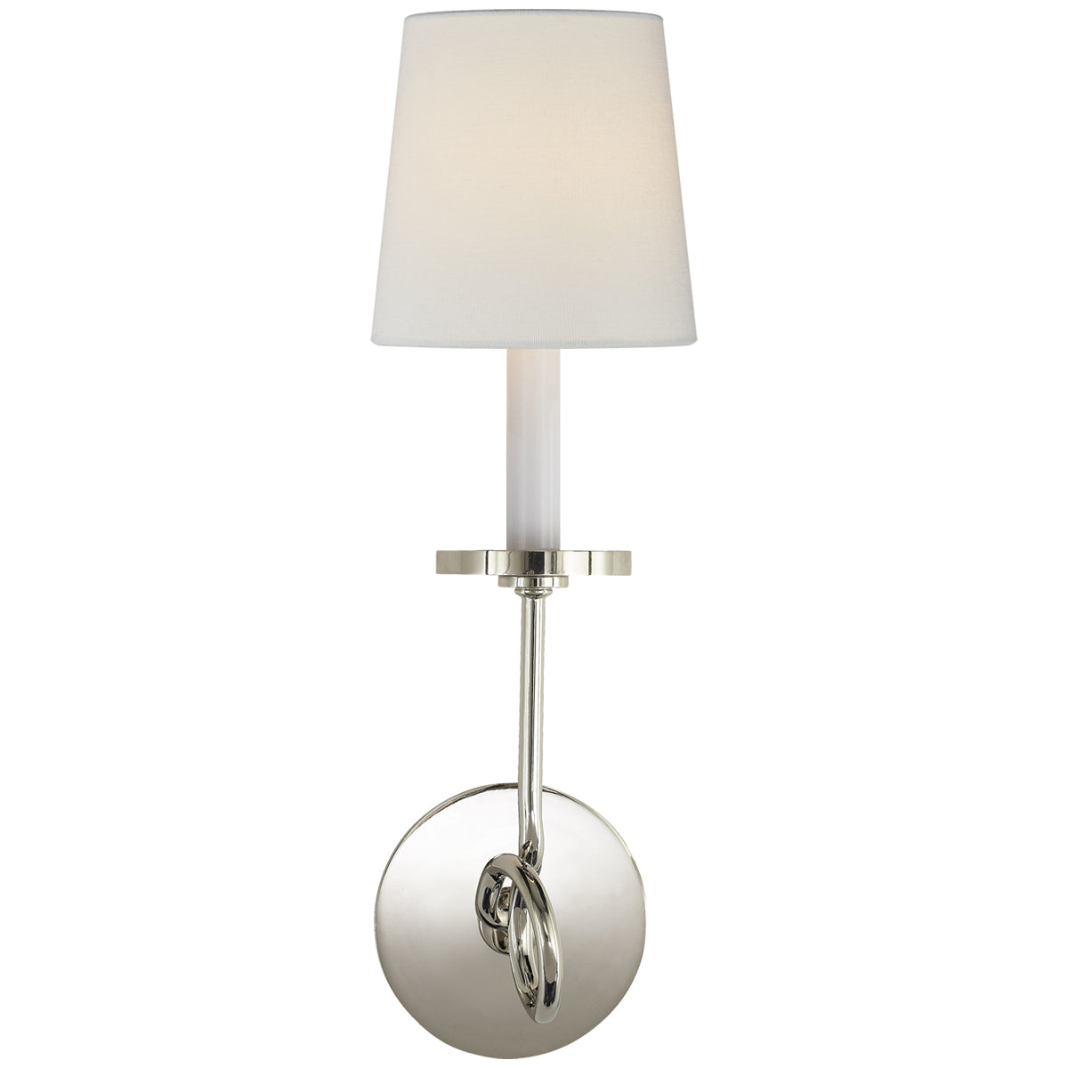 Visual Comfort Symmetric Twist Single Sconce