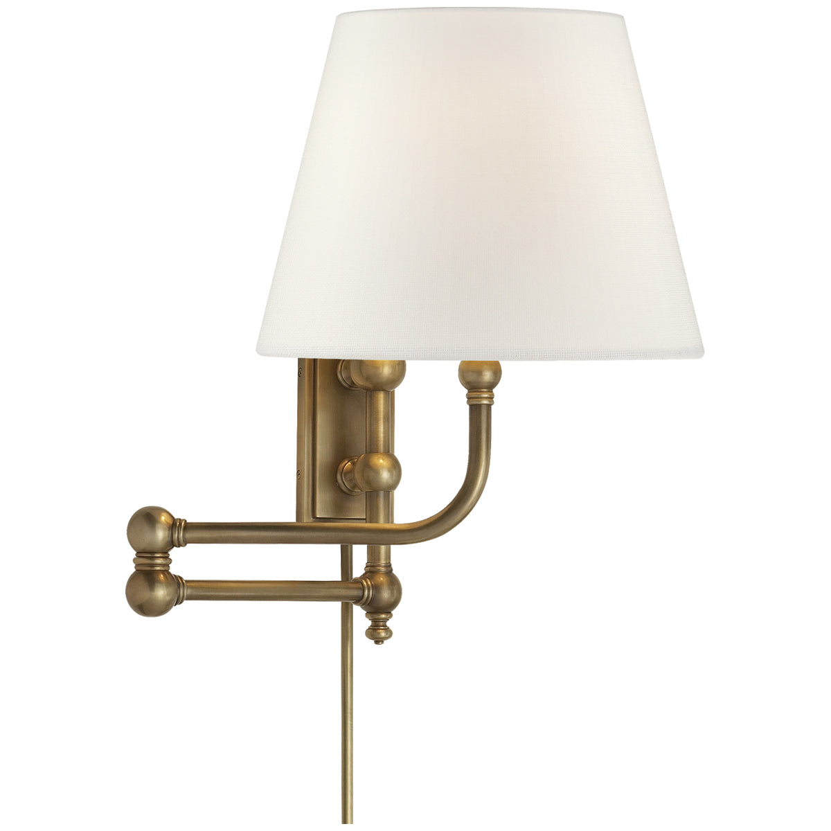 Visual Comfort Pimlico Swing Arm Wall Light