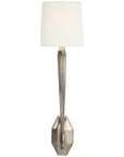 Visual Comfort Ruhlmann Single Sconce with Linen Shade