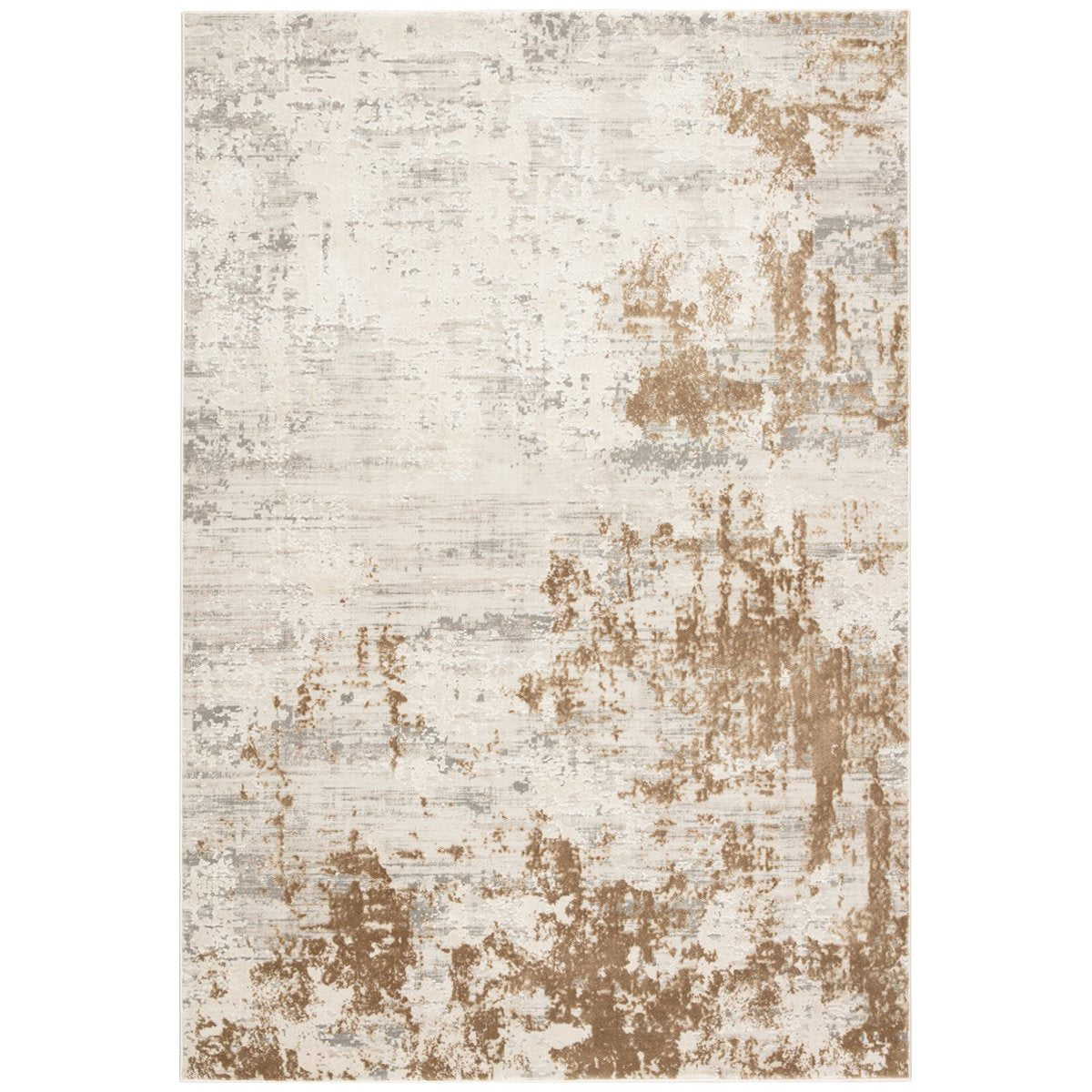 Jaipur Cirque Resa Abstract Gray Gold CIQ28 Rug