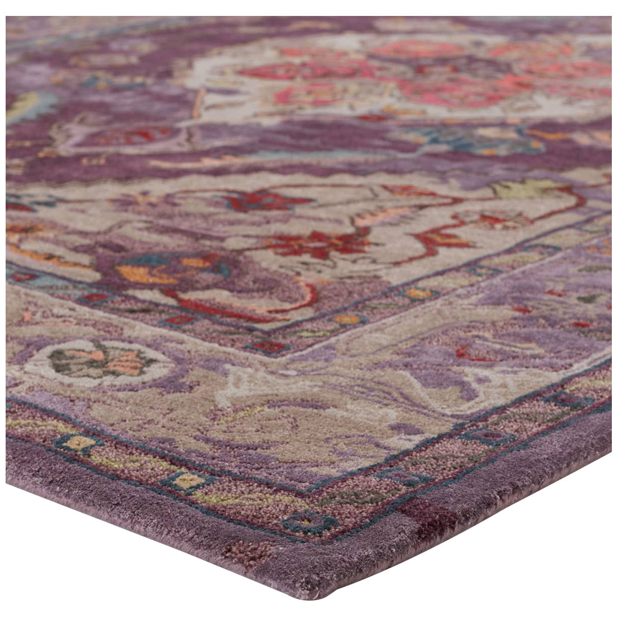 Jaipur Citrine Raisa Medallion Purple Gray CIT10 Area Rug