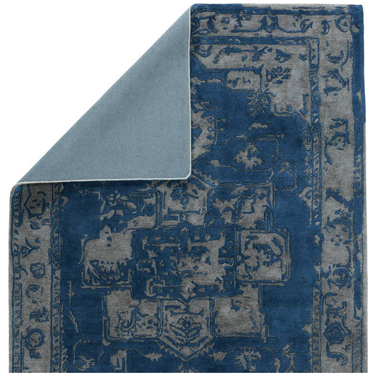 Jaipur Citrine Alvea Medallion Blue Gray CIT15 Area Rug