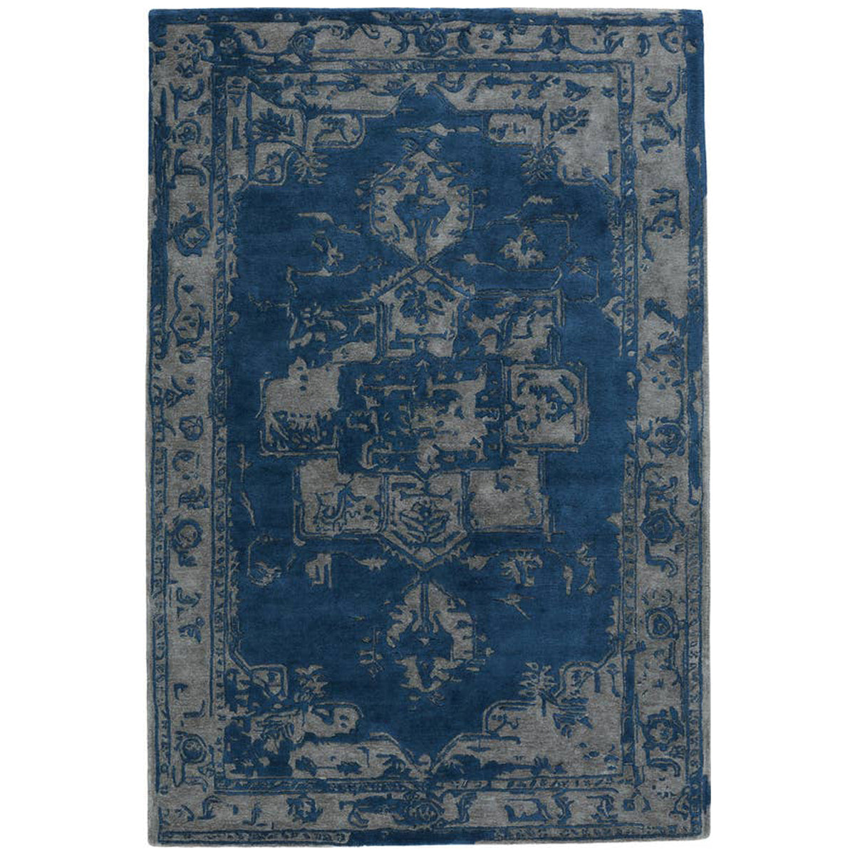 Jaipur Citrine Alvea Medallion Blue Gray CIT15 Area Rug