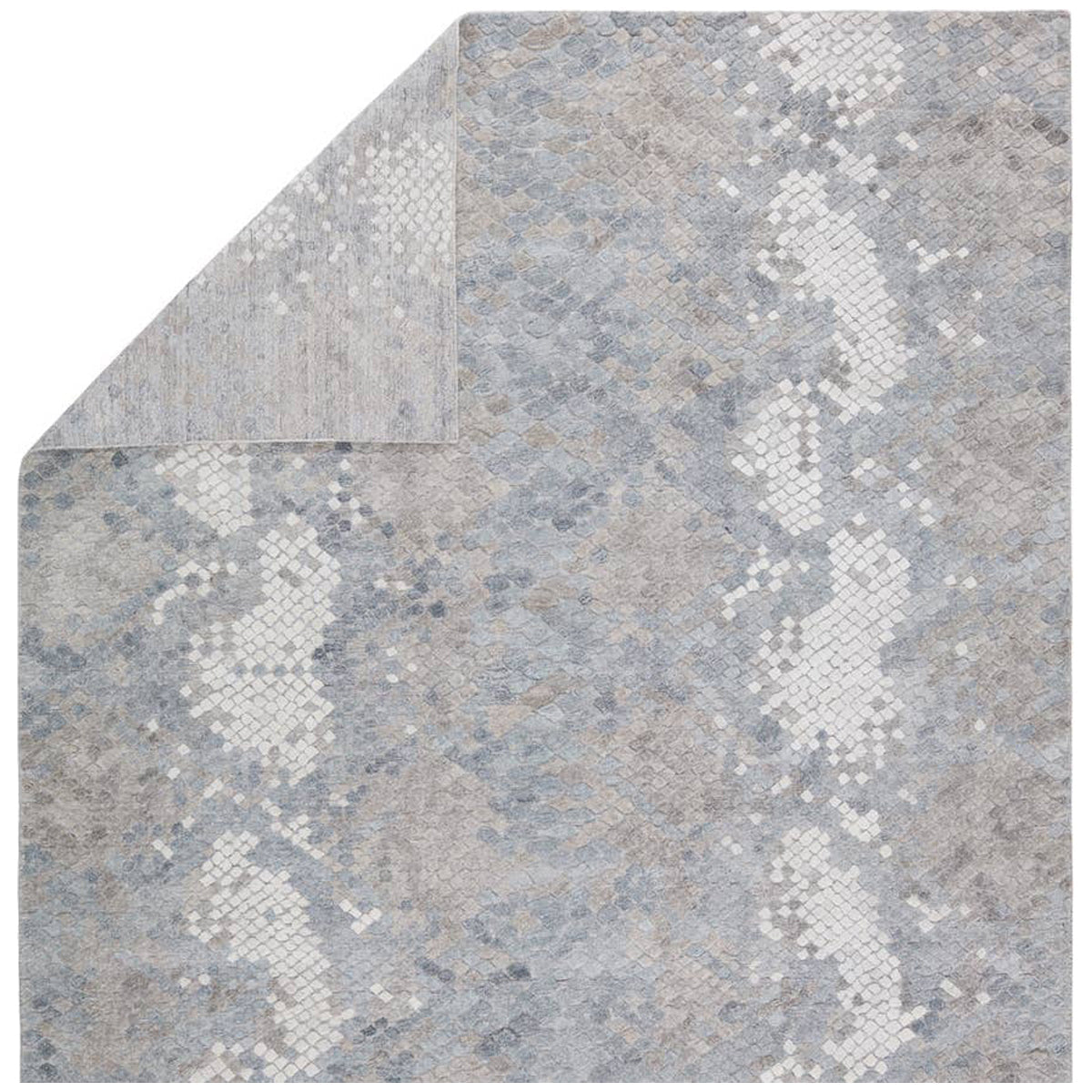 Jaipur Clamor Conlan Dot Gray Light Blue CLA02 Area Rug