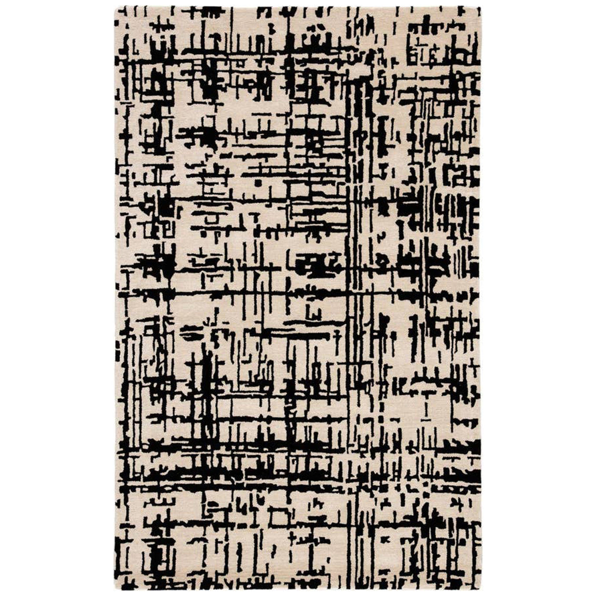 Jaipur Clayton Pals Trellis Cream Black CLN15 Area Rug