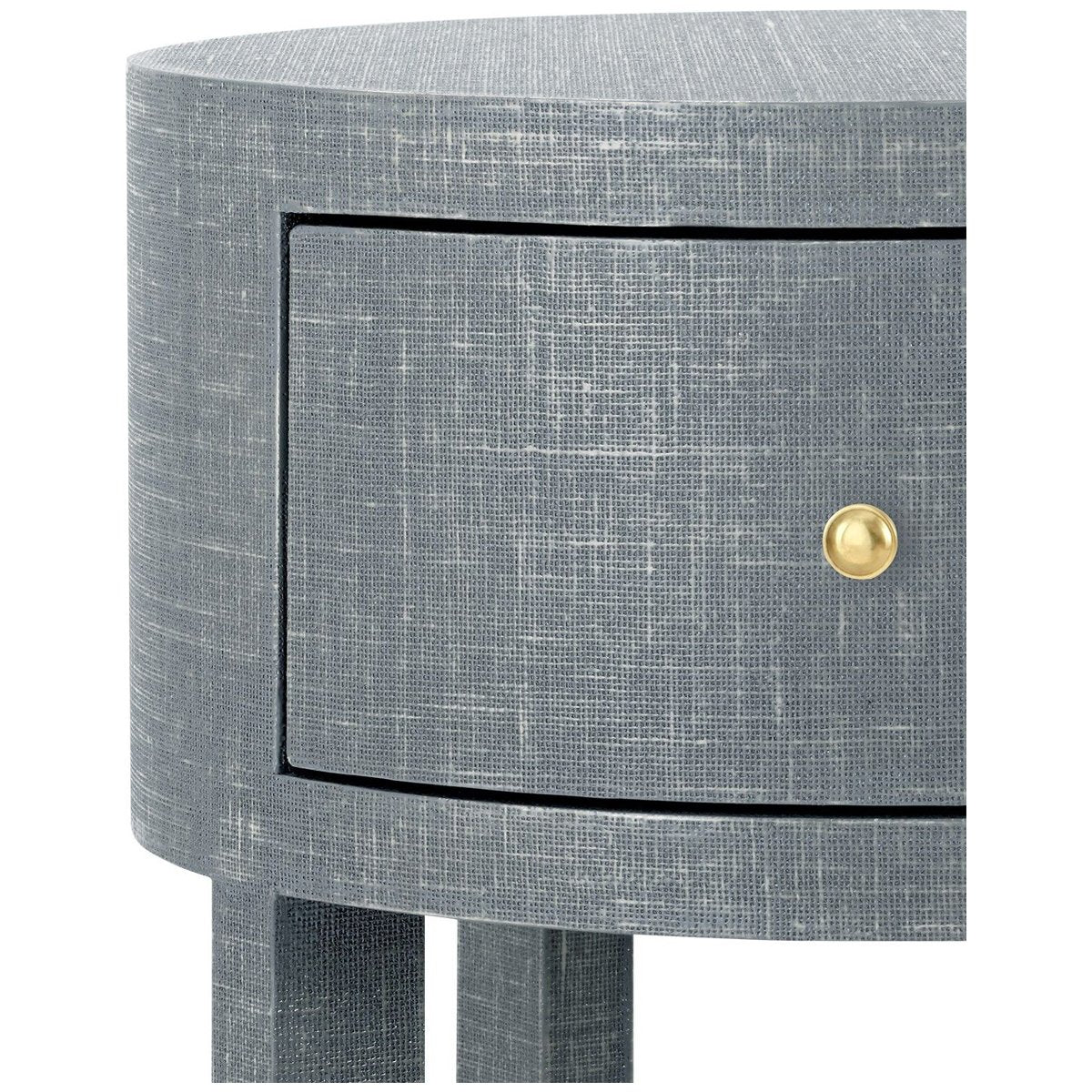 Villa &amp; House Claudette 1-Drawer Round Side Table