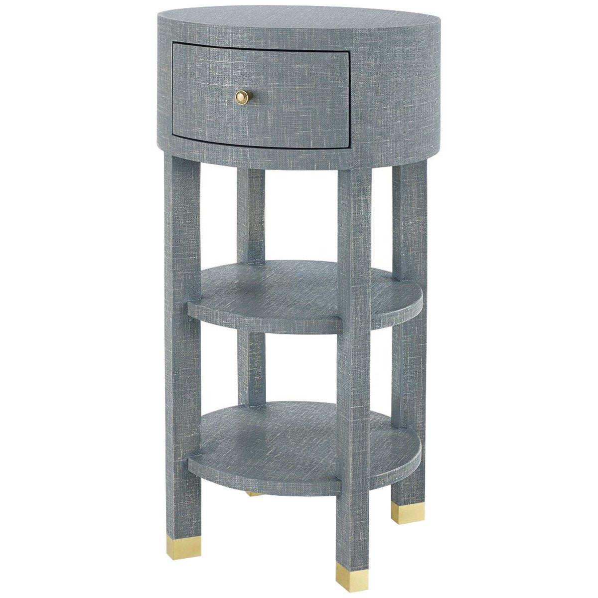 Villa &amp; House Claudette 1-Drawer Round Side Table