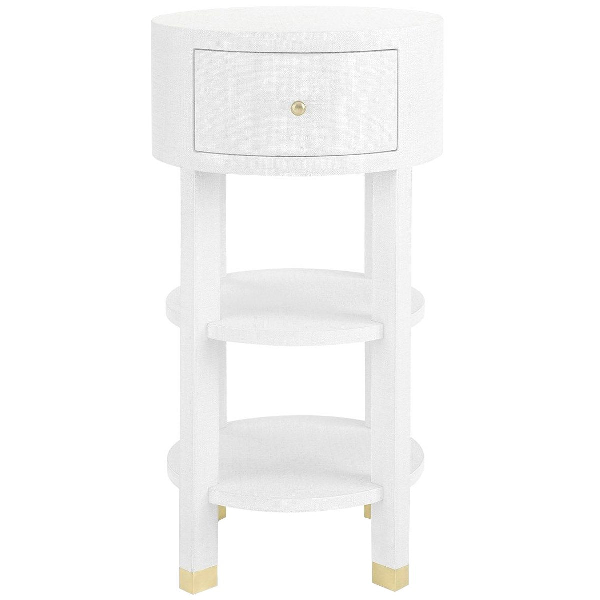 Villa &amp; House Claudette 1-Drawer Round Side Table