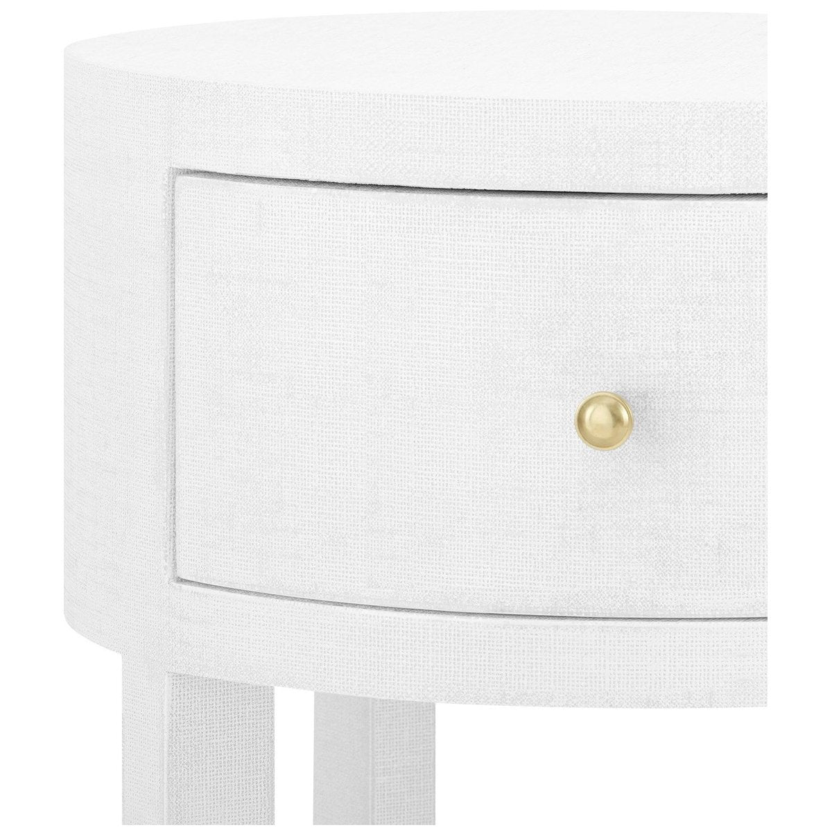 Villa &amp; House Claudette 1-Drawer Round Side Table