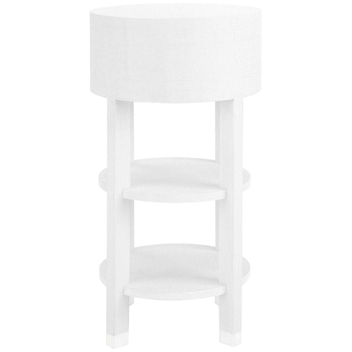 Villa &amp; House Claudette 1-Drawer Round Side Table