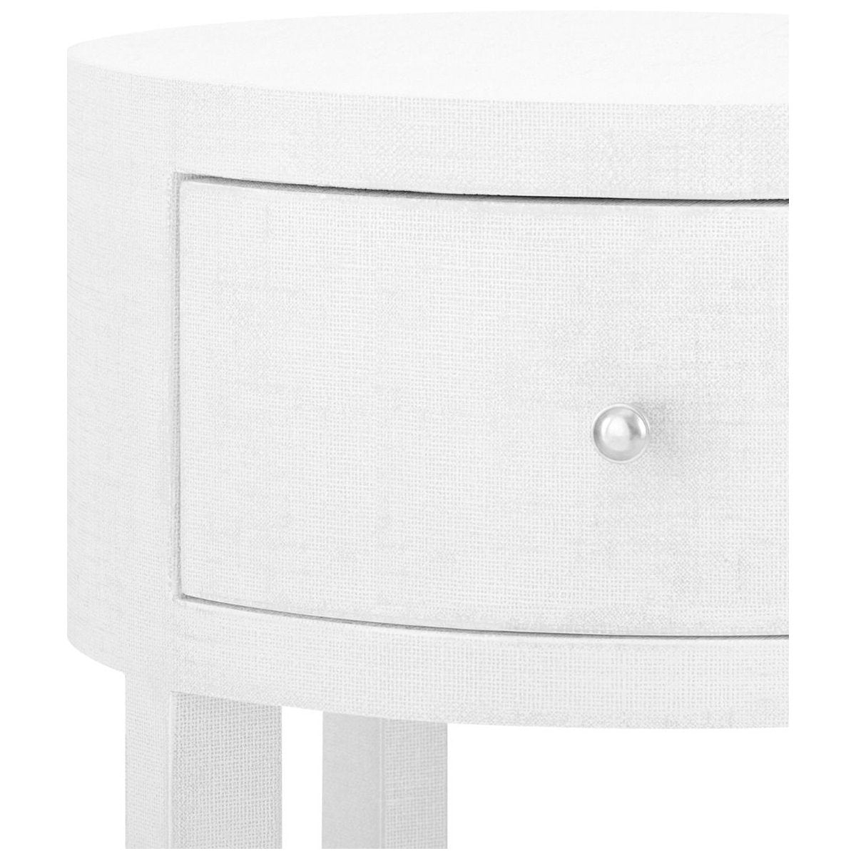 Villa &amp; House Claudette 1-Drawer Round Side Table