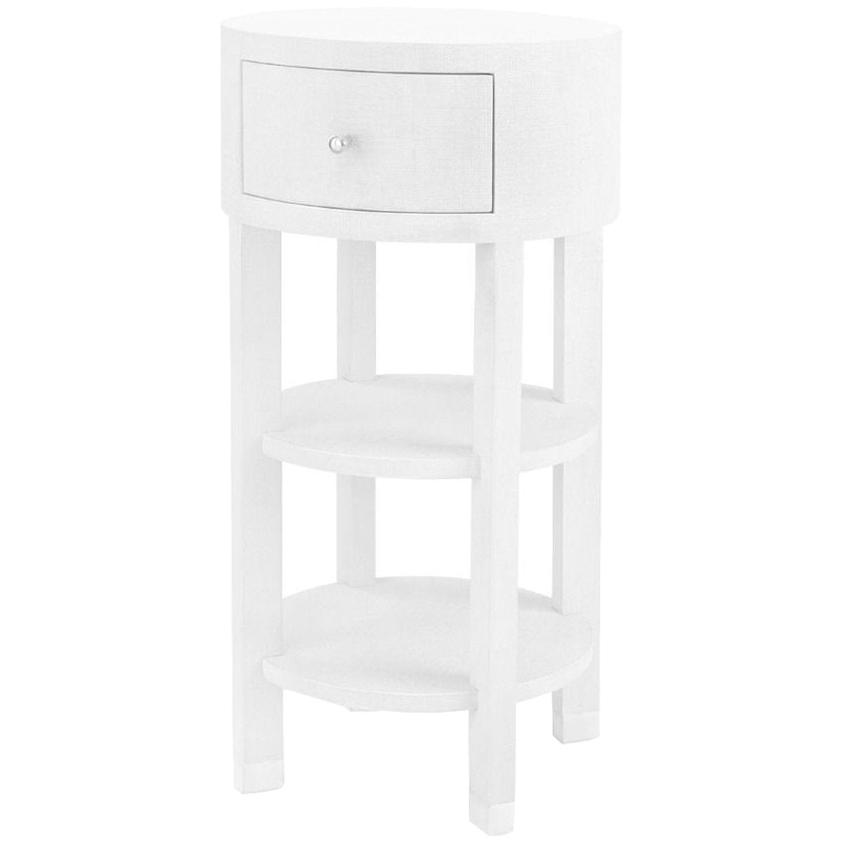 Villa &amp; House Claudette 1-Drawer Round Side Table