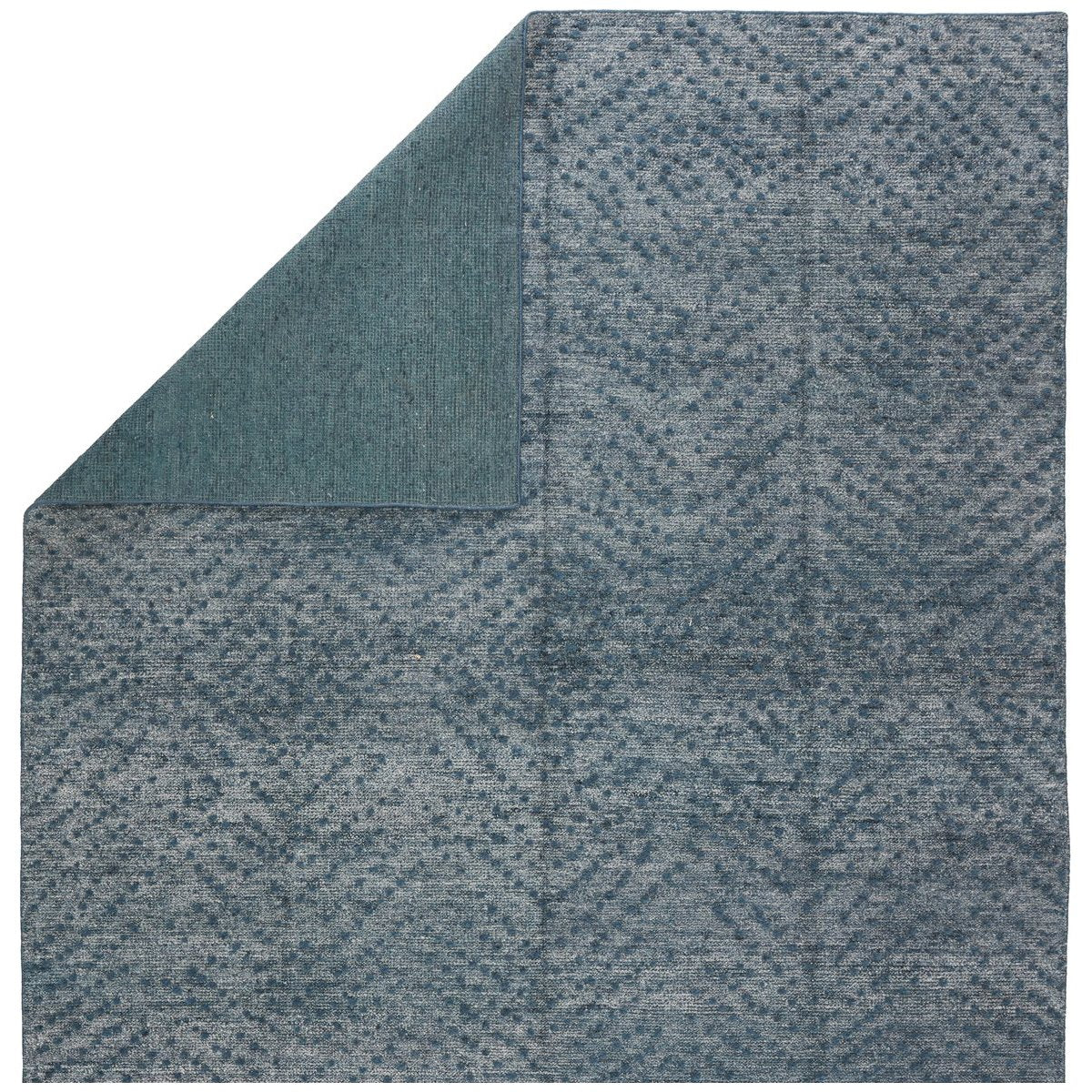 Jaipur Corbett Teyla Dots Chevron Blue Gray COB01 Rug