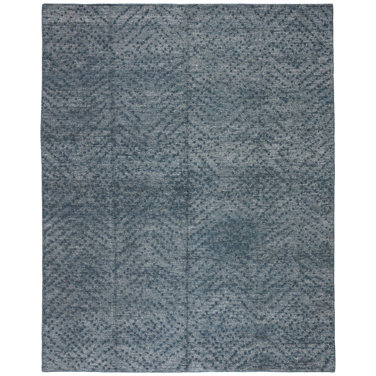 Jaipur Corbett Teyla Dots Chevron Blue Gray COB01 Rug