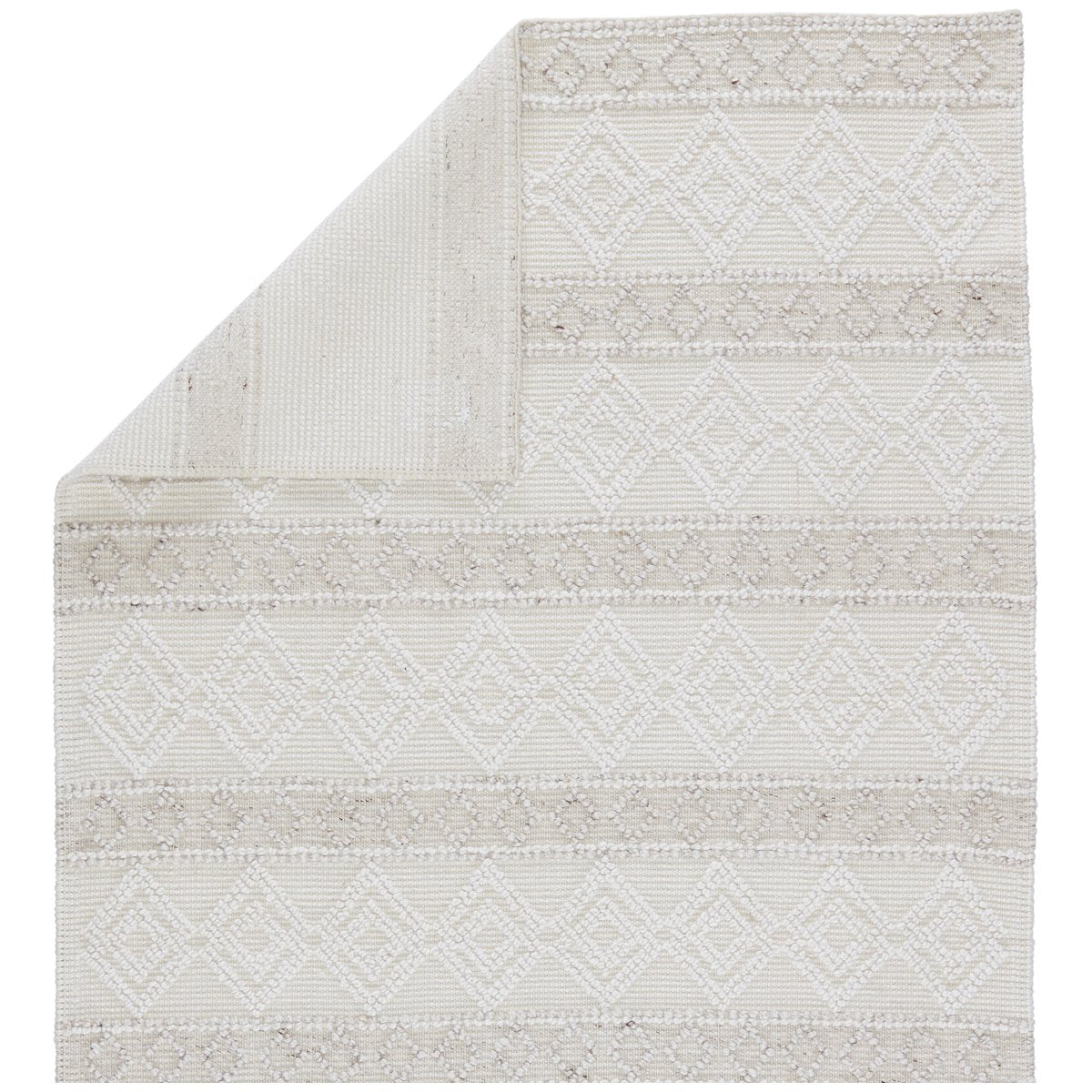 Jaipur Cosette Adelie Trellis Geometric White Light Gray COE01 Rug