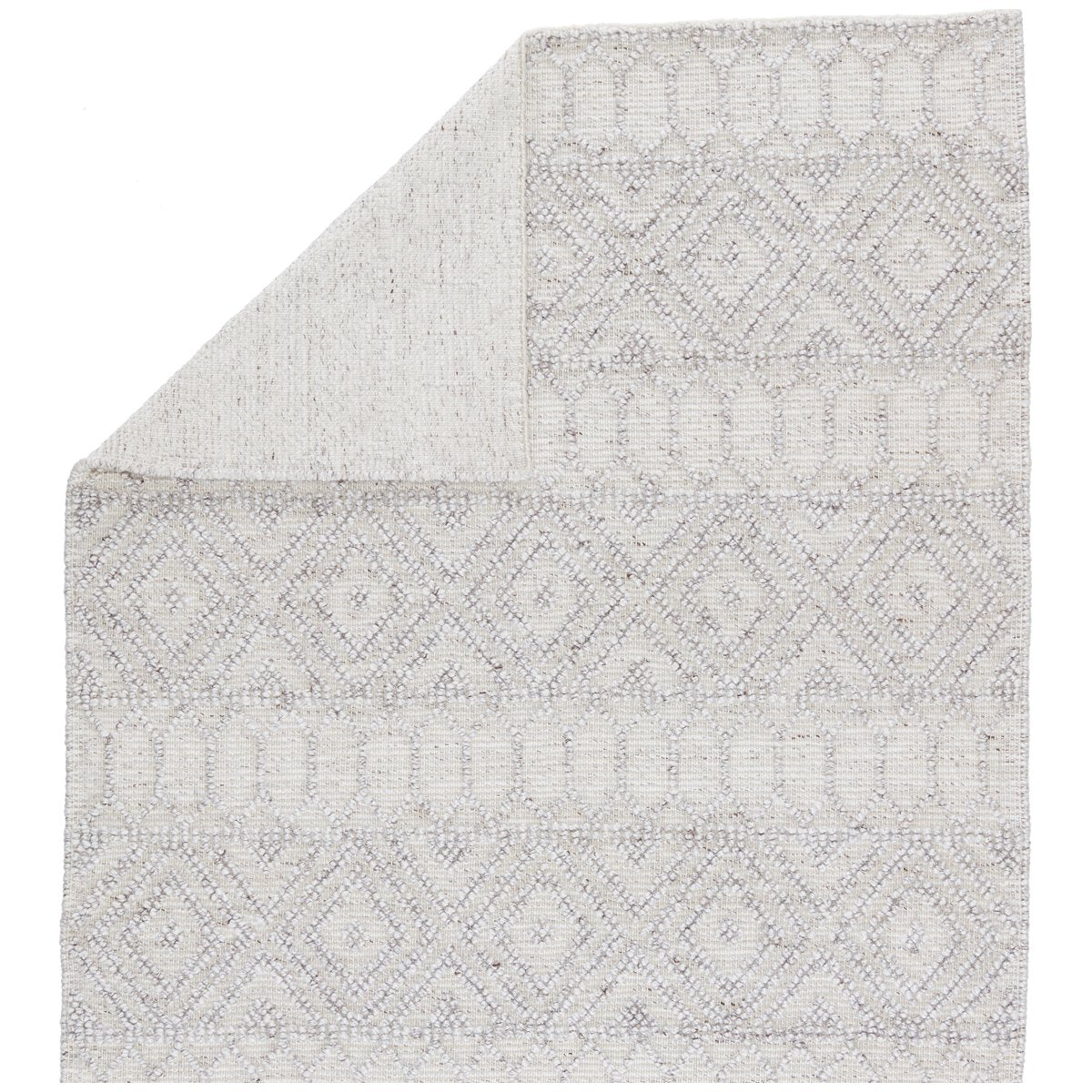 Jaipur Cosette Ismene Trellis Geometric Light Gray White COE02 Rug