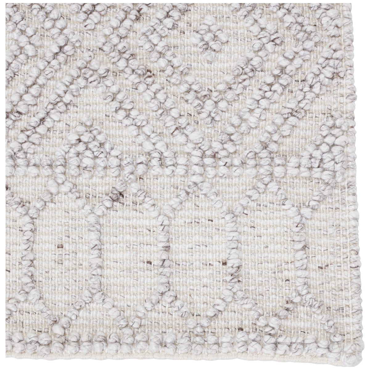 Jaipur Cosette Ismene Trellis Geometric Light Gray White COE02 Rug