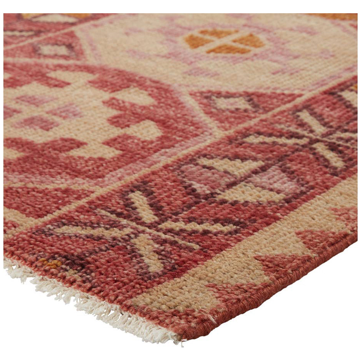 Jaipur Coredora Zetta Medallion Pink Cream CRD03 Area Rug