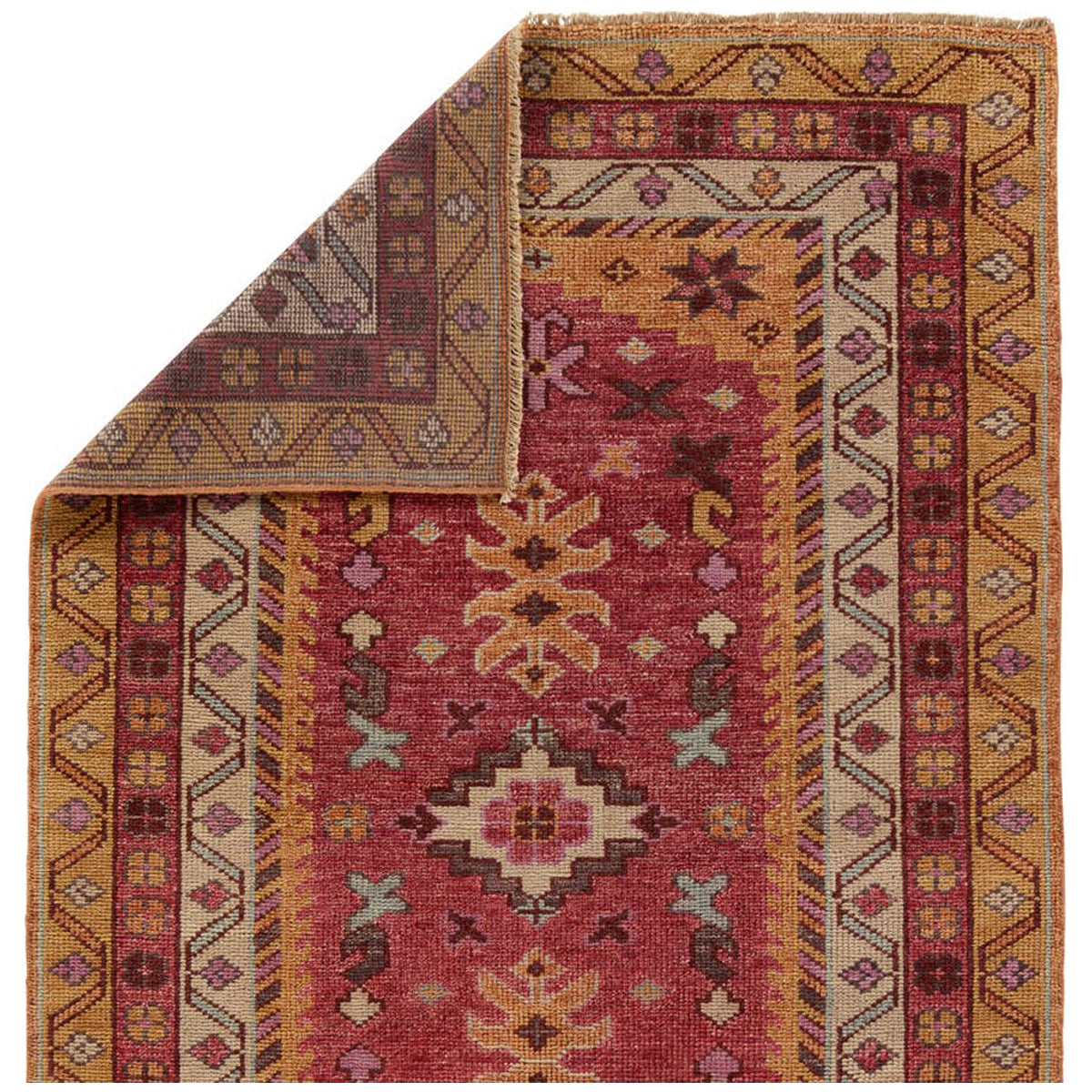 Jaipur Coredora Kyrie Floral Red Yellow CRD04 Area Rug