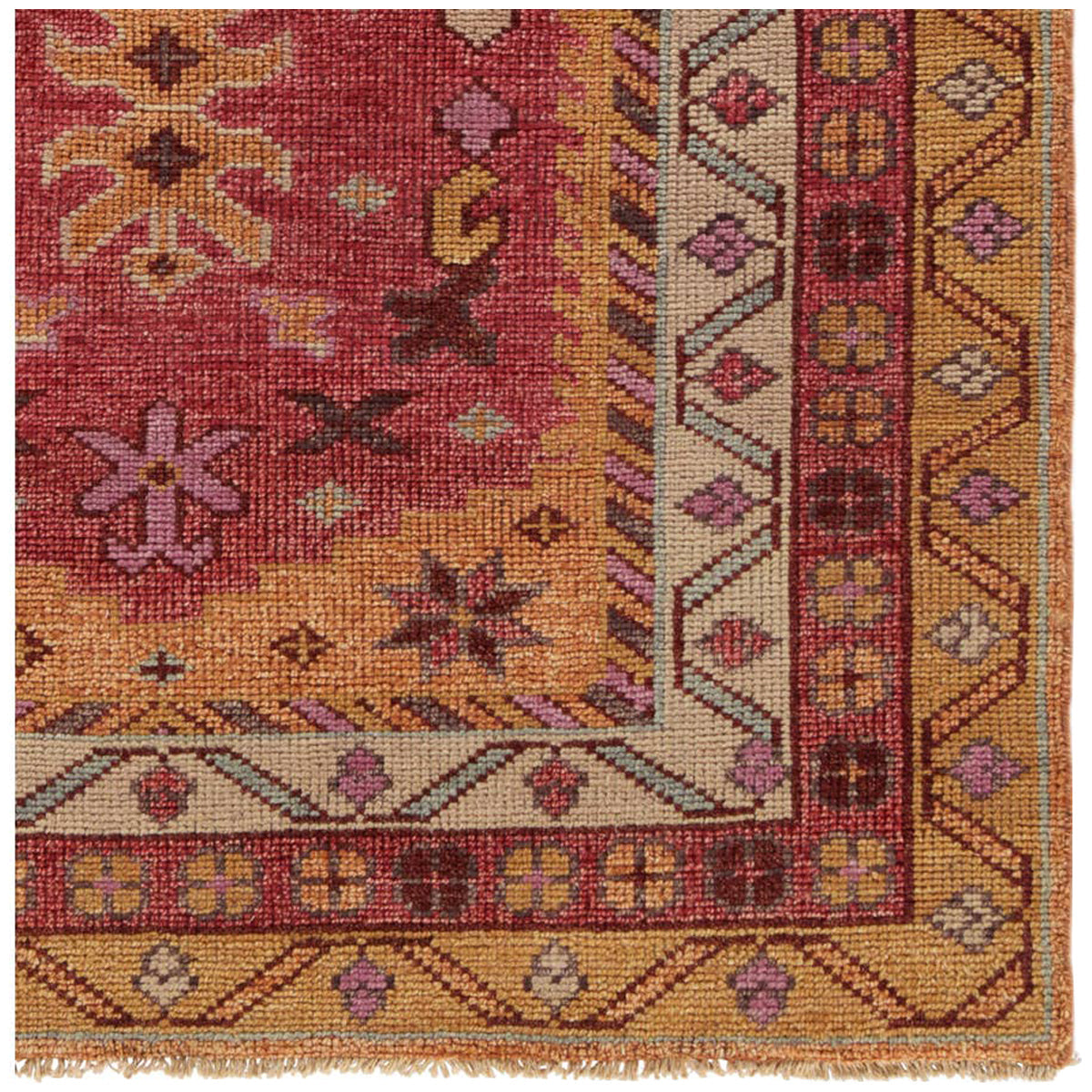 Jaipur Coredora Kyrie Floral Red Yellow CRD04 Area Rug