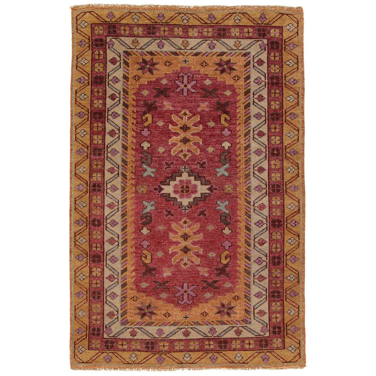 Jaipur Coredora Kyrie Floral Red Yellow CRD04 Area Rug