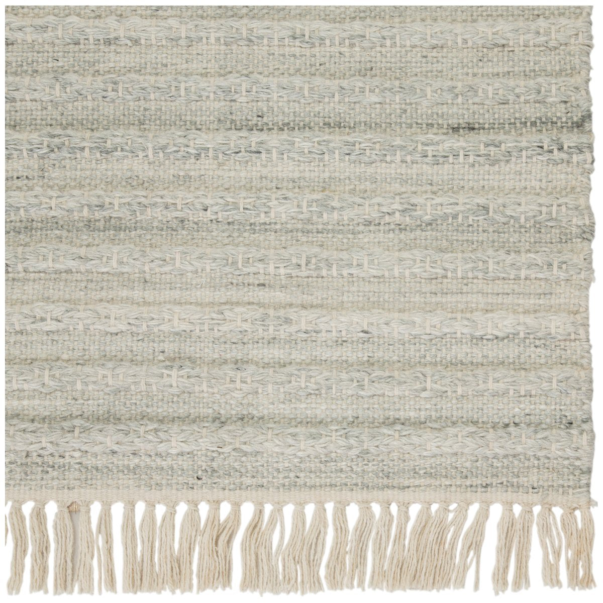 Jaipur Castillo Torre Solid Stripes Light Gray Cream CSL01 Rug