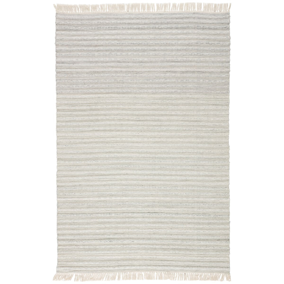 Jaipur Castillo Torre Solid Stripes Light Gray Cream CSL01 Rug