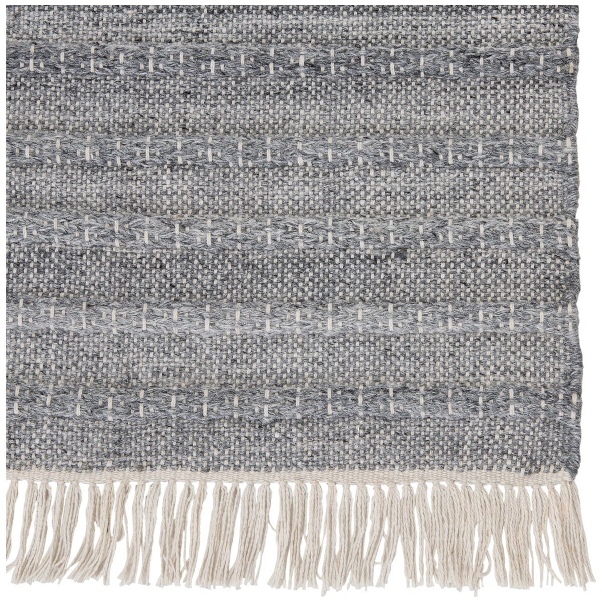 Jaipur Castillo Torre Solid Stripes Gray Cream CSL02 Rug