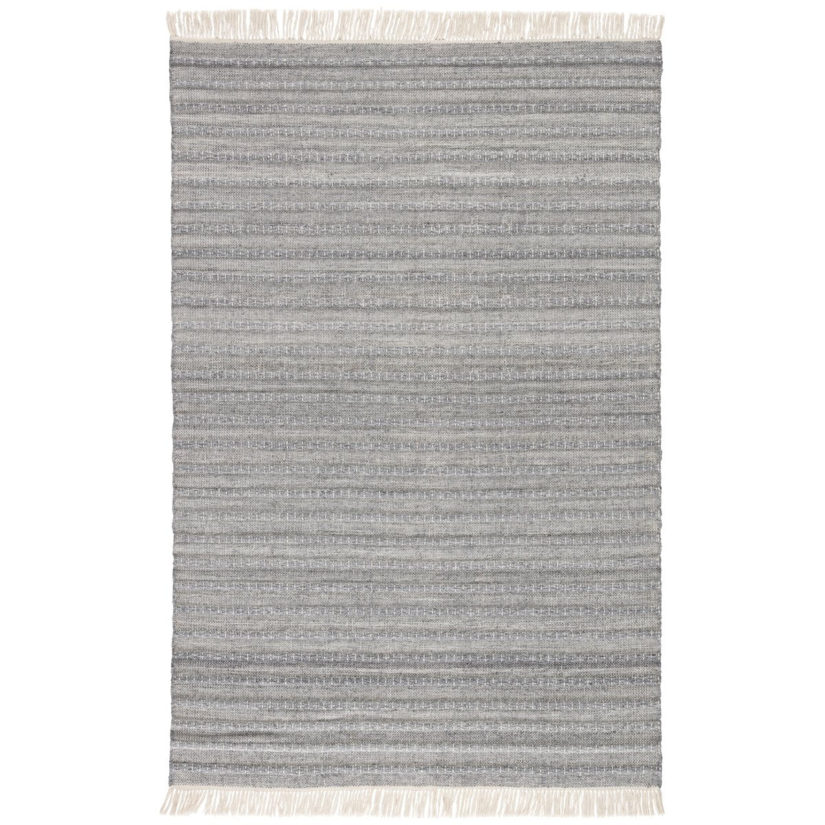 Jaipur Castillo Torre Solid Stripes Gray Cream CSL02 Rug