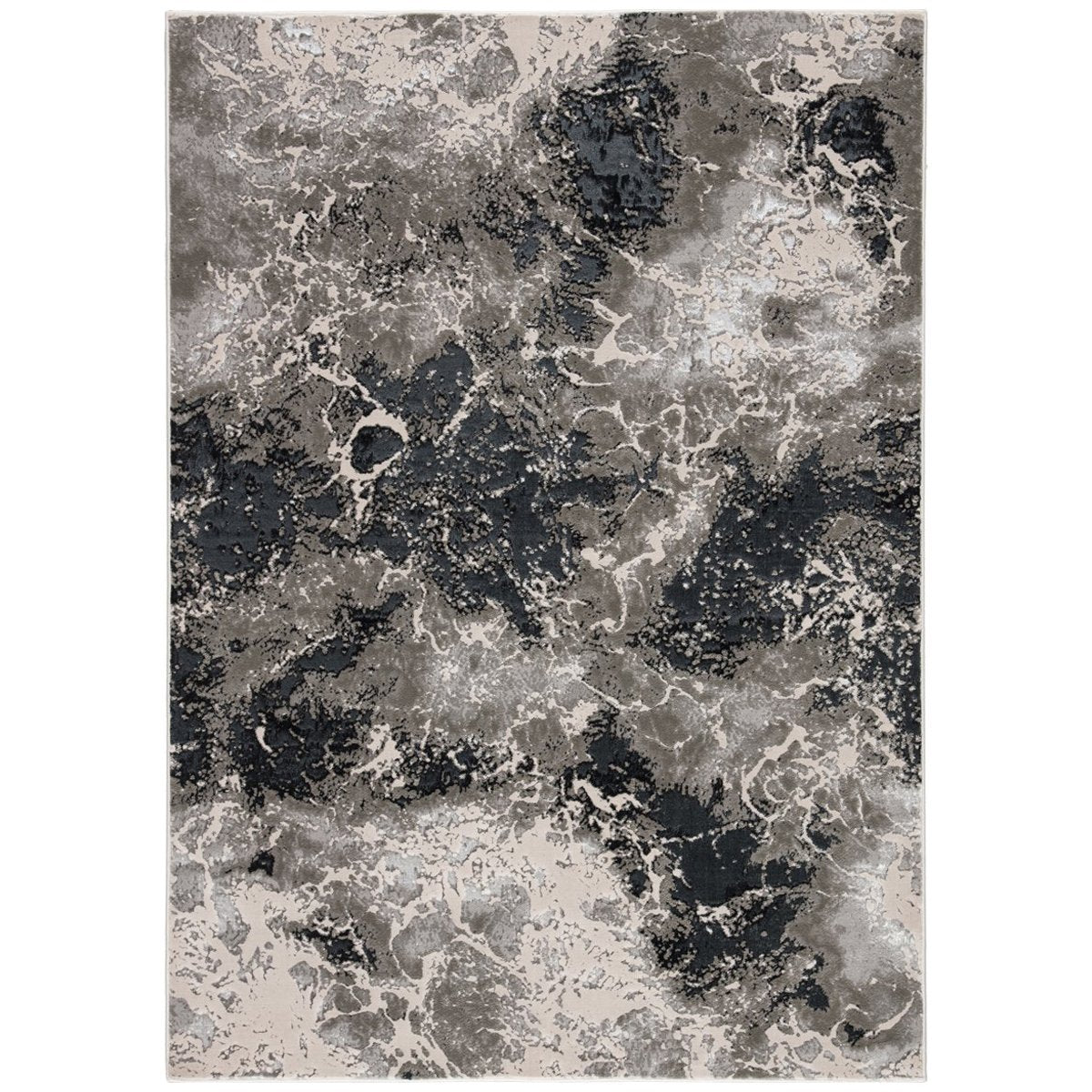 Jaipur Catalyst Fen Abstract Black Gray CTY01 Rug