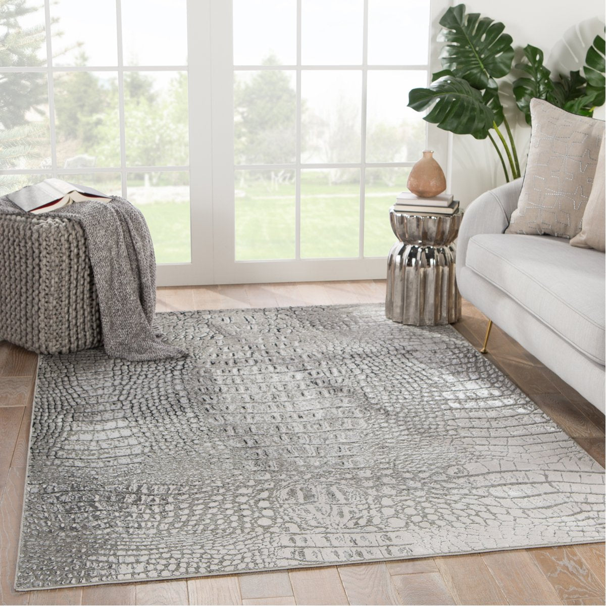 Jaipur Catalyst Canberra Animal Gray Black CTY09 Rug