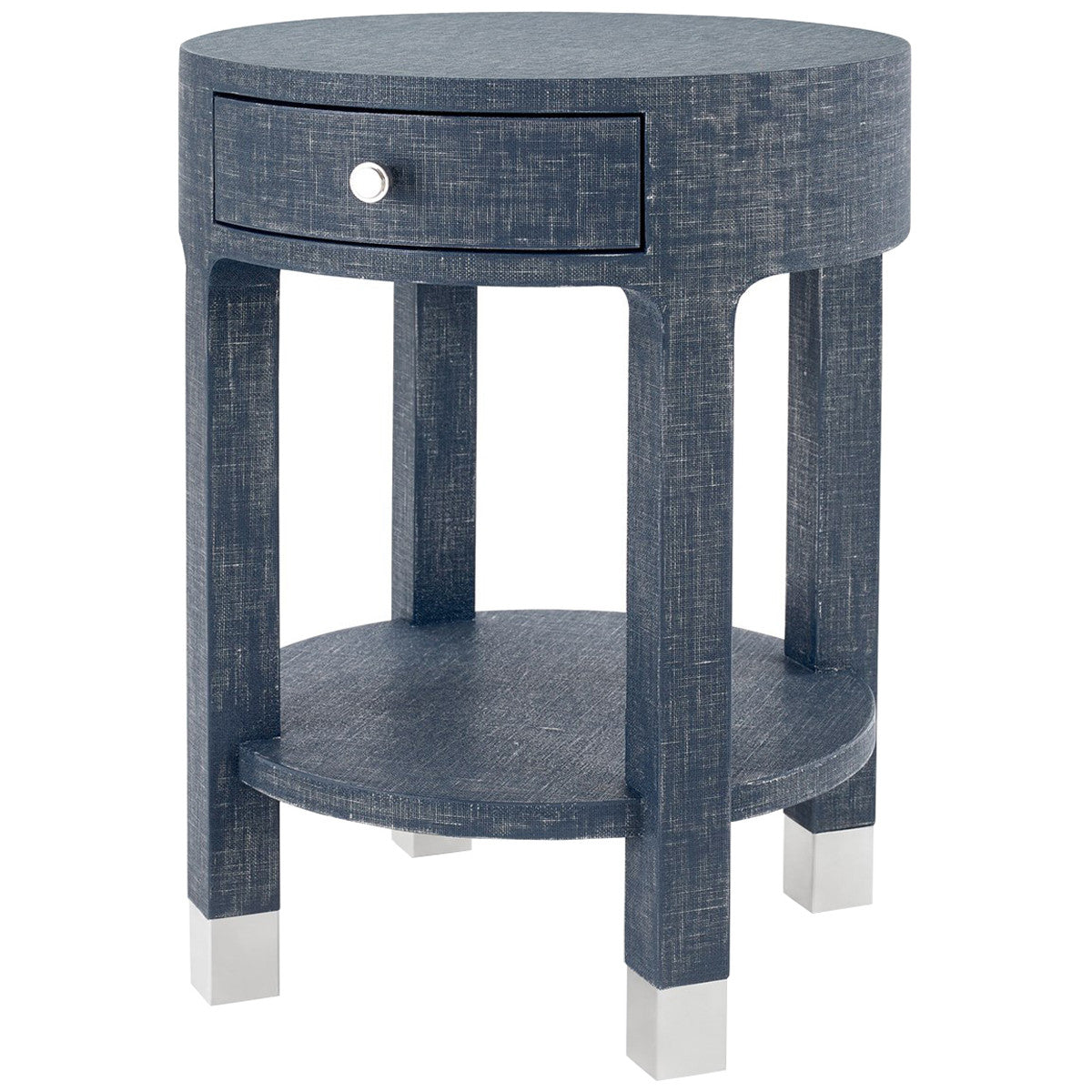 Villa &amp; House Dakota 1-Drawer Round Side Table