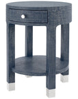 Villa & House Dakota 1-Drawer Round Side Table