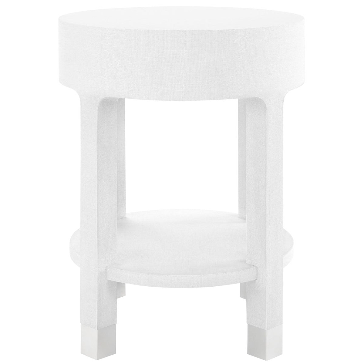 Villa &amp; House Dakota 1-Drawer Round Side Table